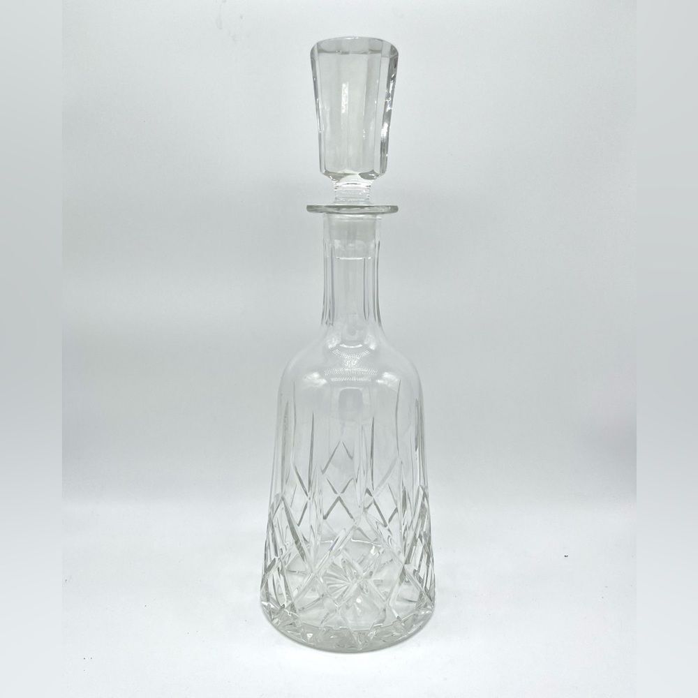 WATERFORD Style Decanter  CRYSTAL, Hand Blown, Gatsby Glamour